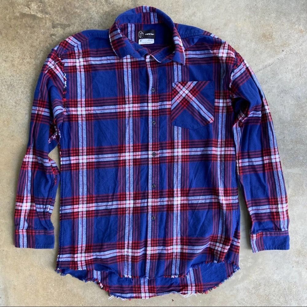 Original Use Flannel Button Down Size M - image 2